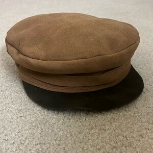 Lack of color - suede beige/ brown hat